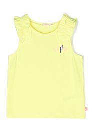 Billieblush ruffled sleeveless top - Giallo