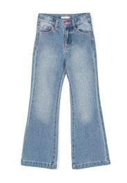 Billieblush Jeans a gamba ampia con effetto schiarito