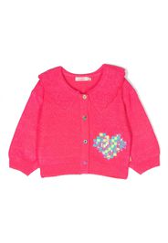 Billieblush Cardigan con motivo a cuore - Rosa