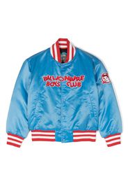 Billionaire Boys Club Kids satin-finish bomber jacket - Blu