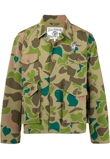 Billionaire Boys Club Giacca con stampa camouflage - Verde