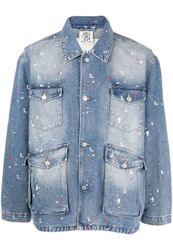 Billionaire Boys Club Giacca denim Jungle Fatigue - Blu