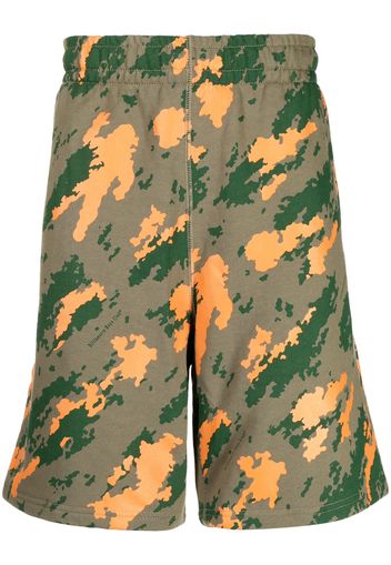 Billionaire Boys Club camouflage-print cotton bermuda shorts - Verde