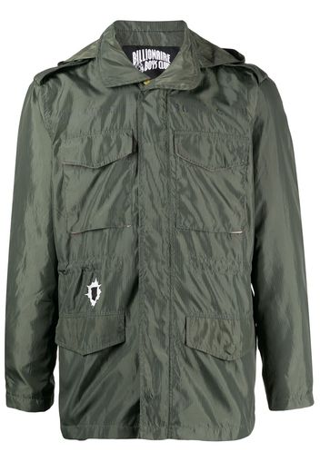 Billionaire Boys Club hooded multiple-pocket jacket - Verde