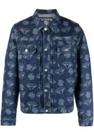 Billionaire Boys Club graphic-print denim jacket - Blu