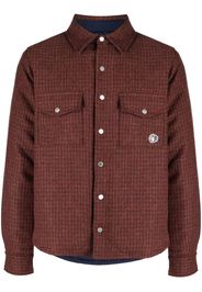 Billionaire Boys Club Arch logo-print checked jacket - Rosso