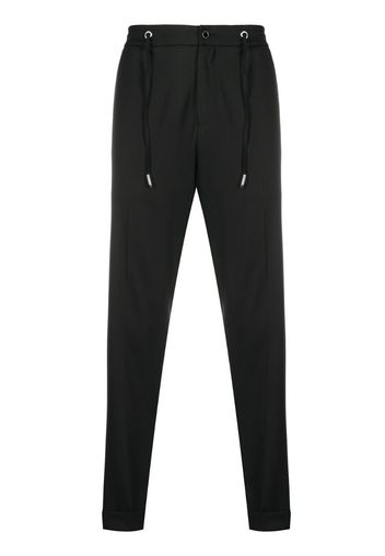 drawstring tailored trousers