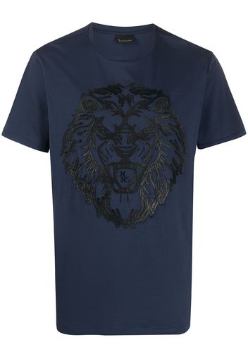 Billionaire T-shirt con ricamo - Blu