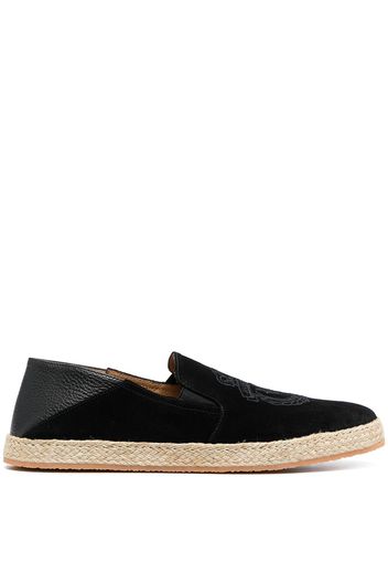 Billionaire Espadrilles con ricamo - Nero