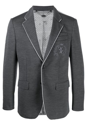 Billionaire Blazer con motivo barocco - Grigio