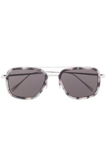 Billionaire tortoiseshell-effect aviator-frame sunglasses - Oro