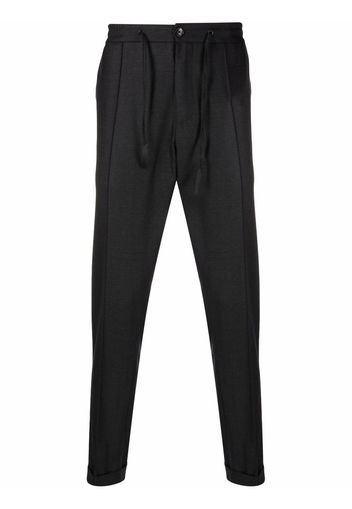 Billionaire drawstring slim-fit trousers - Nero