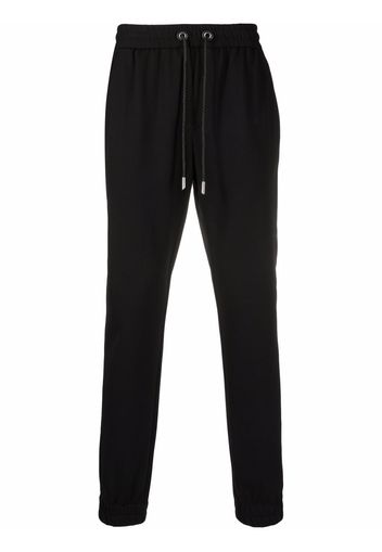 Billionaire logo-embroidered track pants - Nero