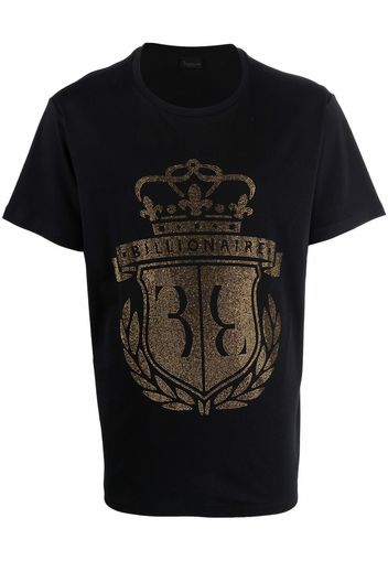 Billionaire logo-print cotton T-Shirt - Nero