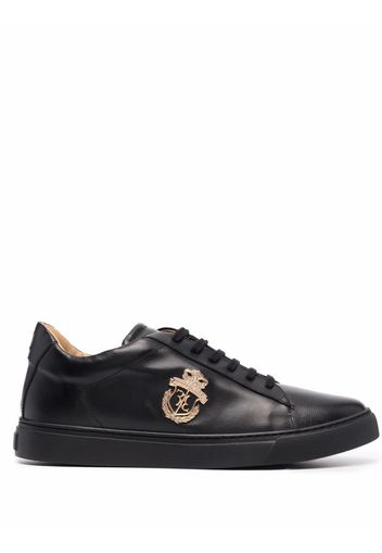 Billionaire Crest low-top sneakers - Nero