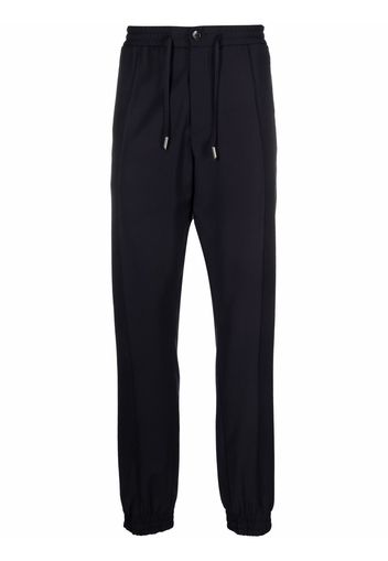 Billionaire pressed-crease elasticated-waist trousers - Blu