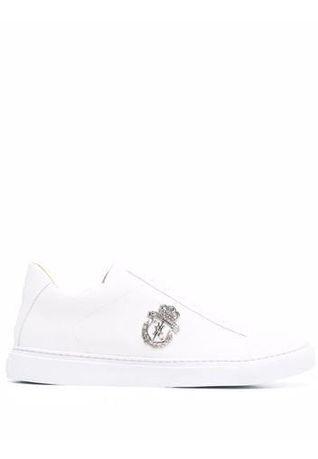 Billionaire Crest low-top sneakers - Bianco