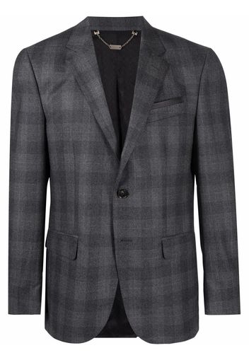 Billionaire check-pattern tailored blazer - Grigio