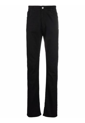 Billionaire Jeans dritti con ricamo - Nero