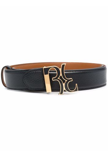 Billionaire logo-buckle belt - Nero