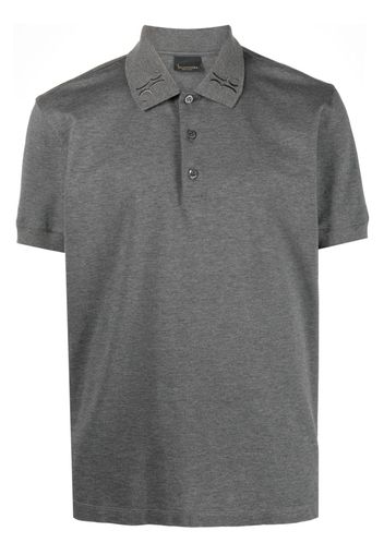 Billionaire Polo con ricamo - Grigio