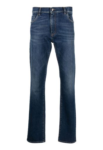 Billionaire Jeans dritti con applicazione - Blu