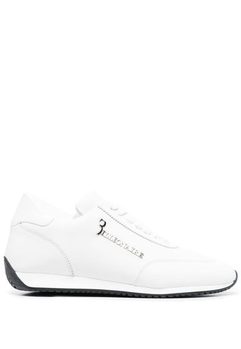 Billionaire Sneakers con placca logo - Bianco