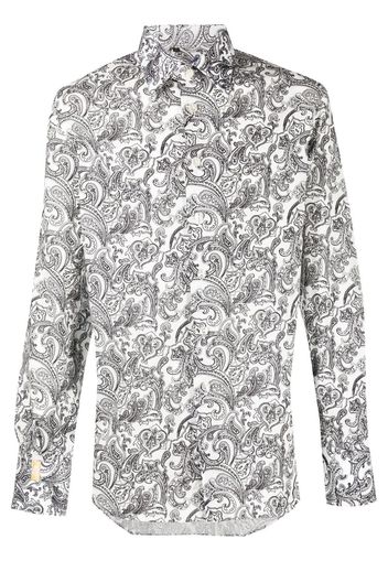 Billionaire Camicia con stampa paisley - Bianco