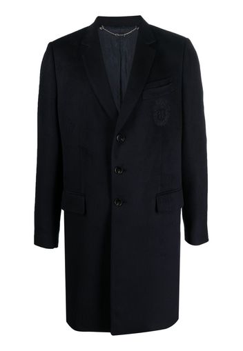 Billionaire Cappotto monopetto con ricamo - Blu