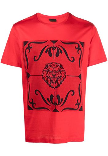 Billionaire T-shirt con stampa grafica - Rosso