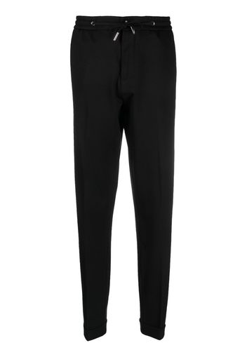 Billionaire embroidered-logo jogging trousers - Nero