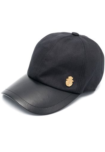 Billionaire Cappello da baseball in pelle - Nero