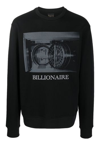 Billionaire graphic-print cotton - Nero