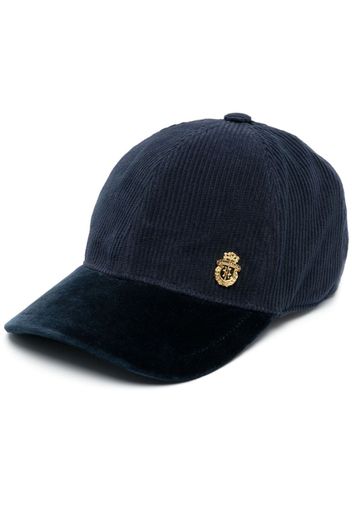 Billionaire Cappello da baseball a coste con ricamo - Blu