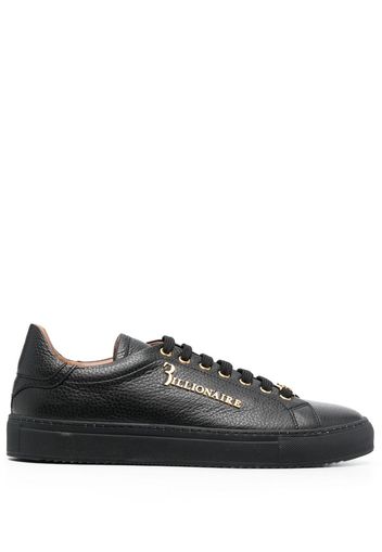 Billionaire Sneakers con placca logo - Nero