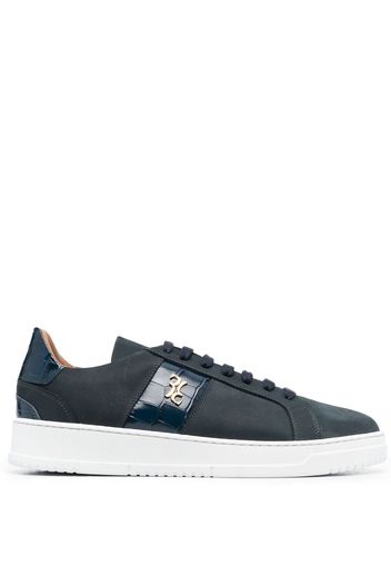 Billionaire Sneakers con placca logo - Blu