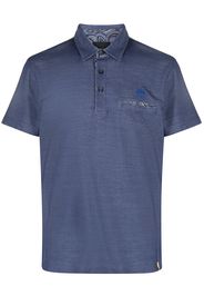 Billionaire paisley pocket polo shirt - Blu