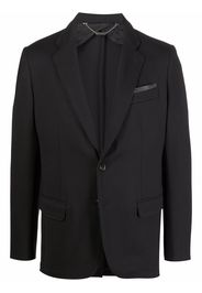 Billionaire embossed-logo single-breasted blazer - Nero