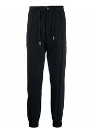 Billionaire pressed-crease elasticated-waist trousers - Nero