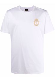 Billionaire embroidered-logo cotton T-Shirt - Bianco