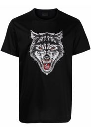 Billionaire Wolf-print T-shirt - Nero
