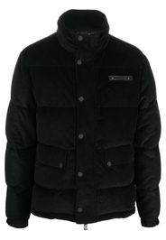 Billionaire corduroy-detail down jacket - Nero