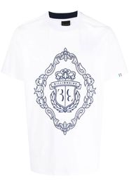 Billionaire T-shirt con ricamo - Bianco