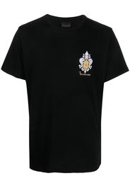 Billionaire chest logo-print detail T-shirt - Nero