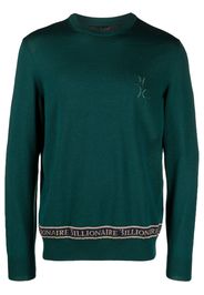 Billionaire Maglione LS con ricamo - Verde