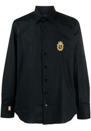 Billionaire logo-embroidered shirt - Nero