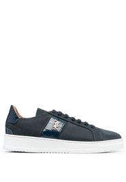 Billionaire Sneakers con placca logo - Blu