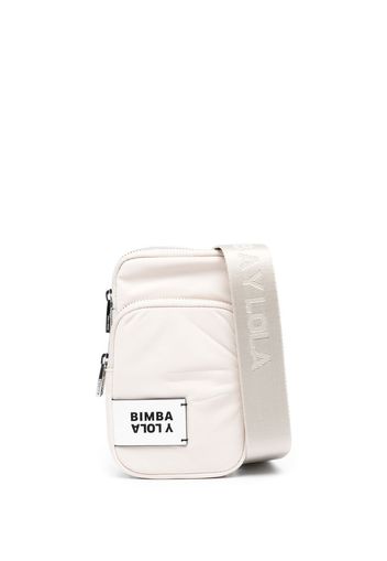 Bimba y Lola Clutch per smartphone con applicazione logo - Toni neutri