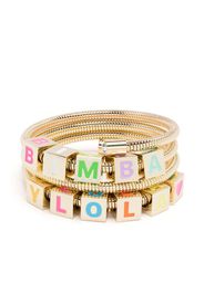 Bimba y Lola Bracciale con logo - Oro