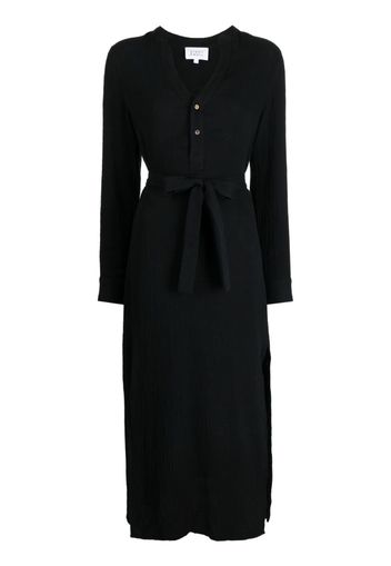 BIRD & KNOLL Frieda button-up cotton shirt dress - Nero